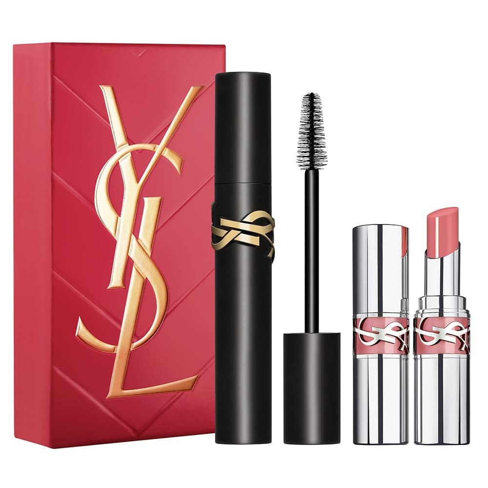 YSL LASH CLASH + LOVESHINE SET (SET DE M&Aacute;SCARA DE PESTA&Ntilde;AS Y LABIAL)